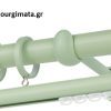 Κουρτινόξυλα/Ζωγομετάλ/Φ25/CP0079/φυστικί -ροζ