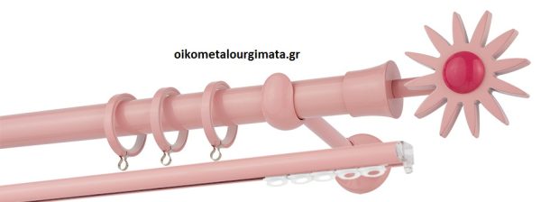 Κουρτινόξυλα/Ζωγομετάλ/Φ25/CP4054/ροζ φούξια