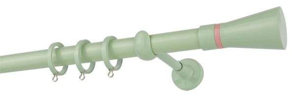 Κουρτινόξυλα/Ζωγομετάλ/Φ25/CP4110/φυστικί ροζ