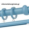 Κουρτινόξυλα/Ζωγομετάλ/Φ25/CP4132/γαλάζιο-γκρι