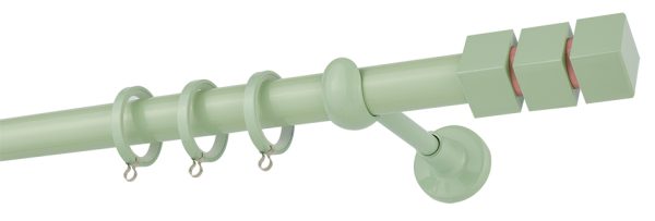 Κουρτινόξυλα/Ζωγομετάλ/Φ25/CP0473/φυστικί ροζ