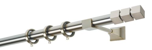 Κουρτινόξυλα/Ζωγομετάλ/Φ35/PR0473/νίκελ ματ/χρώμιο