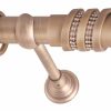 Κουρτινόξυλα/Frans/Φ35/ΑΝΤΙΚ/THREE RINGS/strass/μπρονζέ