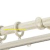 Κουρτινόξυλα σφυρήλατα/Ζωγομετάλ/Φ25/R0449/Κρέμ-πατίνα-χρυσό