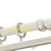 Κουρτινόξυλα σφυρήλατα/Ζωγομετάλ/Φ25/R0449/Κρέμ-πατίνα-χρυσό