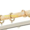 Κουρτινόξυλα σφυρήλατα/Ζωγομετάλ/Φ25/R0454/Κρέμ-πατίνα-χαλκός
