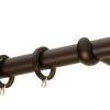Κουρτινόξυλα σφυρήλατα/Ζωγομετάλ/Φ25/R0454/Αντικέ σκουριά
