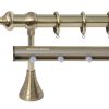 Κουρτινόξυλα/bullet/φ25/χρυσό ματ/oikometalourgimata