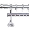 Κουρτινόξυλα inox/drill/Σειρά Classic/φ25/νίκελ/νίκελ ματ