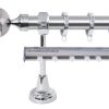 Κουρτινόξυλα inox/earth/Σειρά Classic/φ25/νίκελ/νίκελ ματ