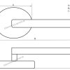 Πόμολο πόρτας/ροζέτα/oikometalourgimata/fZ-027k/νίκελ ματ/νίκελ