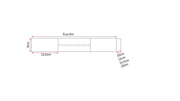 Μετόπη μεταλλική/Ανάρτηση/MA72/χρυσό ματ/χρυσό