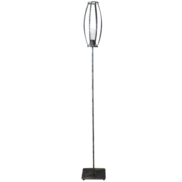 Επιδαπέδιο φωτιστικό/heronia/CAGE-03 FLOOR LAMP/ασημί