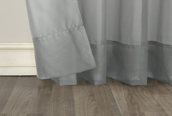 κουρτίνα/τρούκς/βουάλ/1,60x2,70/γκρι