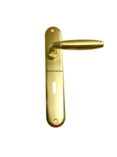 Πόμολο πόρτας/πλάκα/import/Z-023/χρυσό-χρυσό ματ