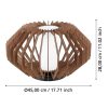 Φωτιστικό οροφής/Eglo/RUSTICARIA/900385/καφέ