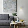 Κρεμαστό φωτιστικό/Eglo/CERASELLA/99628/διάφανο-ορείχαλκος