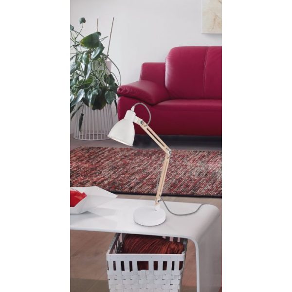 Επιτραπέζιο φωτιστικό/Εglo/TORONA1/96957/λευκό καφέ