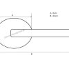 Πόμολο μεσόπορτας/ροζέτα/CONSET/C1255/νίκελ ματ/χρώμιο