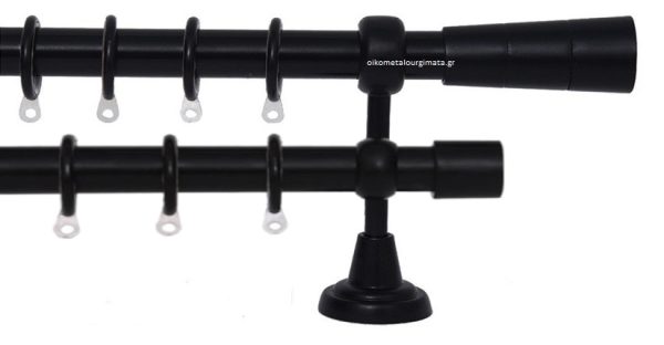 Κουρτινόξυλα/oikometalourgimata/Φ25/torch/μαύρο