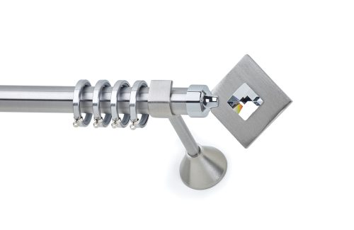 Κουρτινόξυλα/Ανάρτηση/Φ25/ERMIS METAL/νίκελ σατινέ