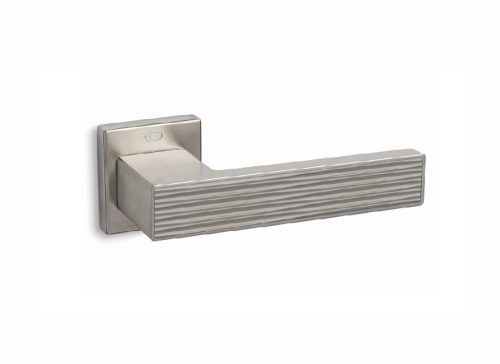 Πόμολο πόρτας/ροζέτα/CONVEX/2185C/νίκελ ματ