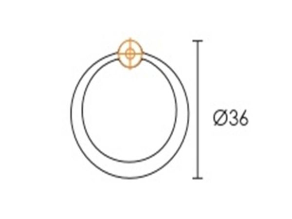 Πόμολο επίπλου/CONSET/C908/οξυντέ