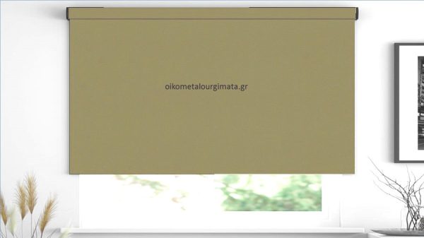 Ρόλερ σκίασης/k2-10f /γκρι καφέ/black out