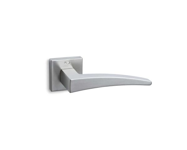 Πόμολο πόρτας/ροζέτα/CONVEX/775/ματ χρώμιο