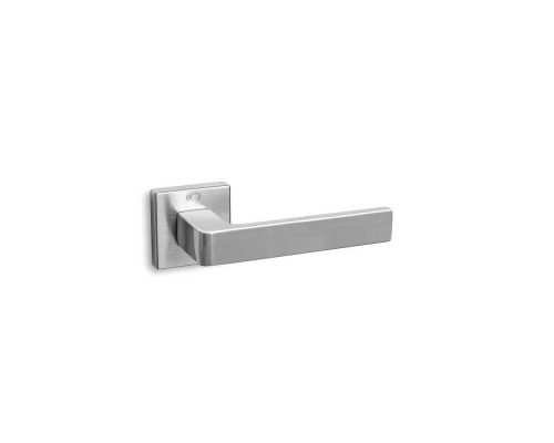 Πόμολο πόρτας/ροζέτα/CONVEX/1605/χρώμιο ματ