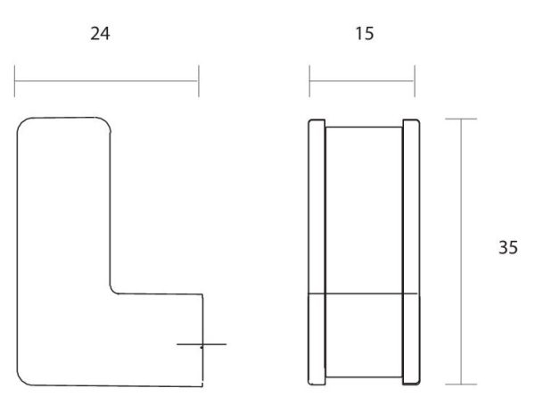 Πόμολο επίπλου/CONVEX/1047/χρώμιο/νίκελ σατινέ