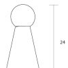 Πόμολο επίπλου/CONVEX/253/νίκελ ματ
