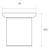 Πόμολο επίπλου/CONVEX/351/inox