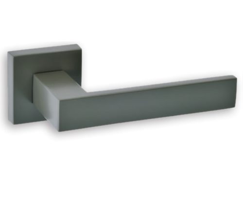 Πόμολο πόρτας/ροζέτα/BEST/DIAS/175/γκρι-καφέ/ral 7022