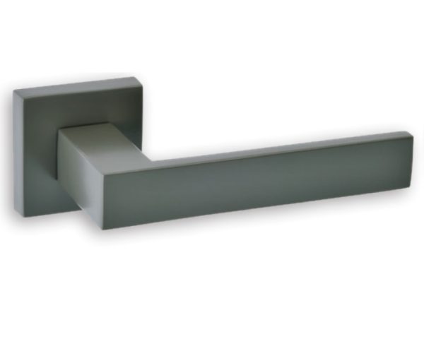 Πόμολο πόρτας/ροζέτα/BEST/DIAS/175/γκρι-καφέ/ral 7022