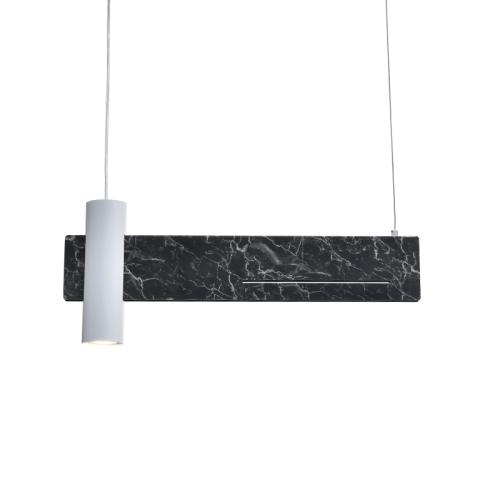 Κρεμαστό φωτιστικό/ACA/LINEA/DCR21LEDP60B/μαύρο/λευκό