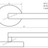 Πόμολο πόρτας/ροζέτα/oikometalourgimata/f52080k/νίκελ ματ