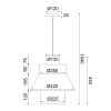 Κρεμαστό φωτιστικό/ACA/JAPAN/TF20881P/φυσικό/ροζ/πράσινο