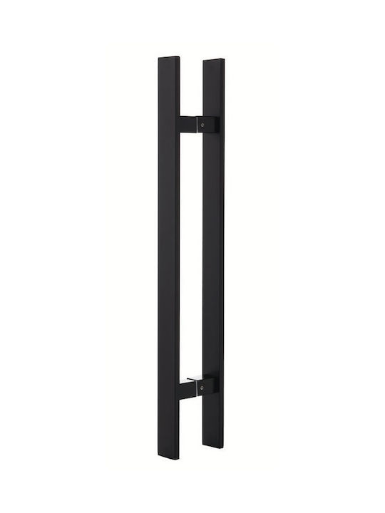 Λαβή εξώπορτας/διπλή/oikometalourgimata/f-M-8038-k/μαύρο