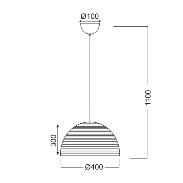 Κρεμαστό φωτιστικό/ACA/ZINC/V28507IP40/νίκελ