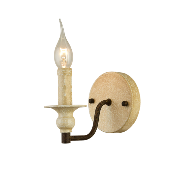 Επιτοίχιο φωτιστικό/ACA/LYON/EG5871W18R/σκουριά/μπεζ