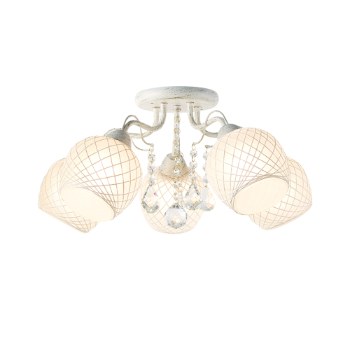 Φωτιστικό οροφής/ACA/OPORTO/EG165885C/λευκό πατίνα/χρυσό