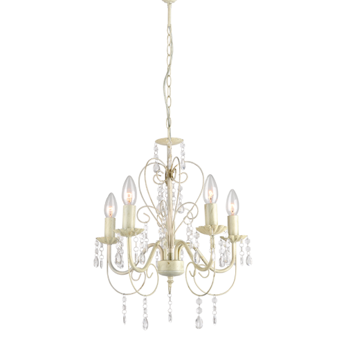 Κρεμαστό φωτιστικό/ACA/DUMAS/SF63185PWG/μπεζ χρυσή πατίνα