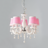 Κρεμαστό φωτιστικό /ACA/MACARON/SF35045P/ροζ/λευκό