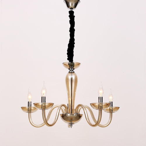 Κρεμαστό φωτιστικό/ACA/LUNARIA/BLK82185PCNC/χρυσό/χρώμιο