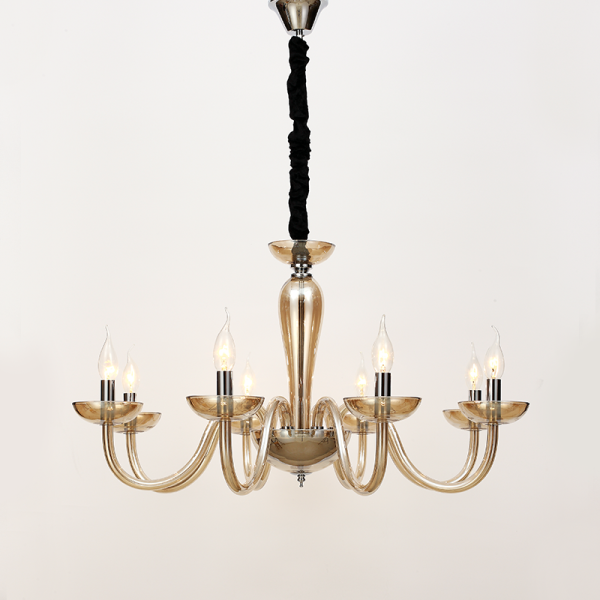 Κρεμαστό φωτιστικό/ACA/LUNARIA/BLK82188PCNC/χρυσό/χρώμιο